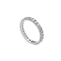 Anello Gioielleria Dossena  Donna Eternity in Oro bianco Diamante ANOR-290-253